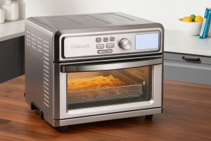 Preheating setting being selected to answer how long to preheat air fryer.