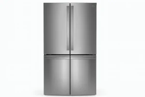 Stainless steel 4-door fridge