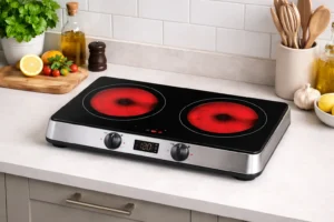 double infrared electric stove 