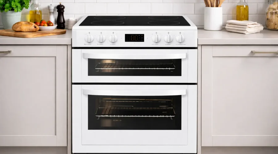 double oven electric cooker
